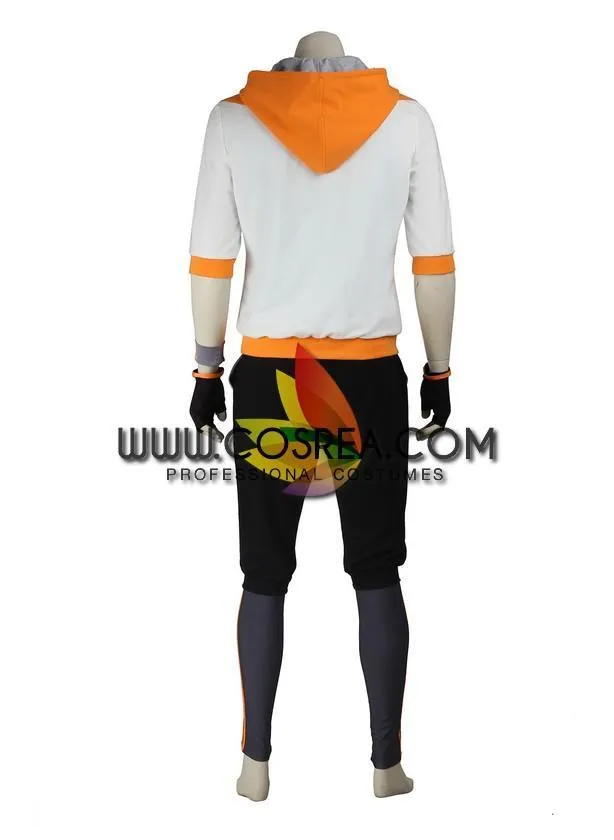 Pokemon Go Orange Male Trainer Cosplay Costume