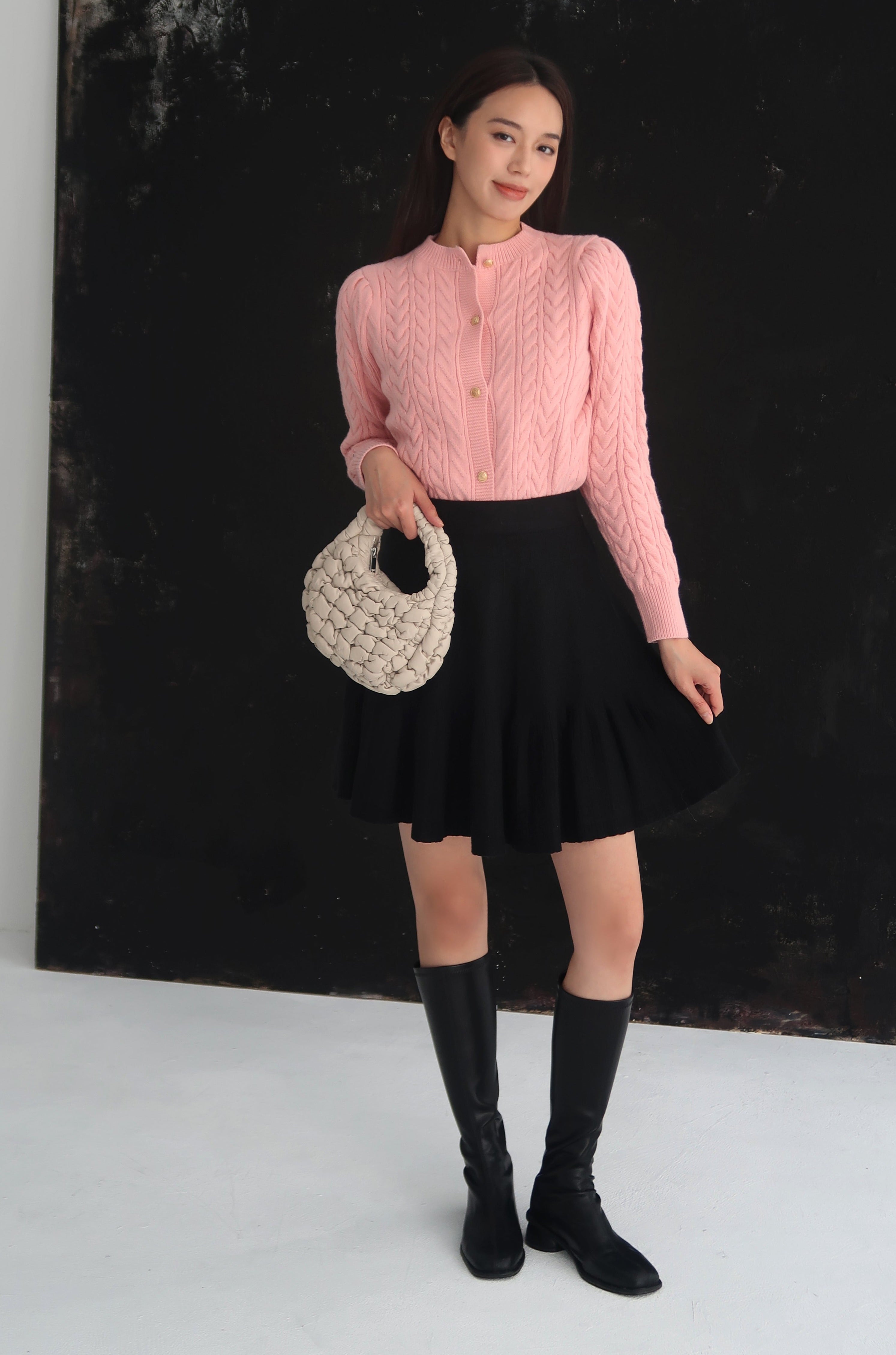 Pop the cherry cardigan in pink