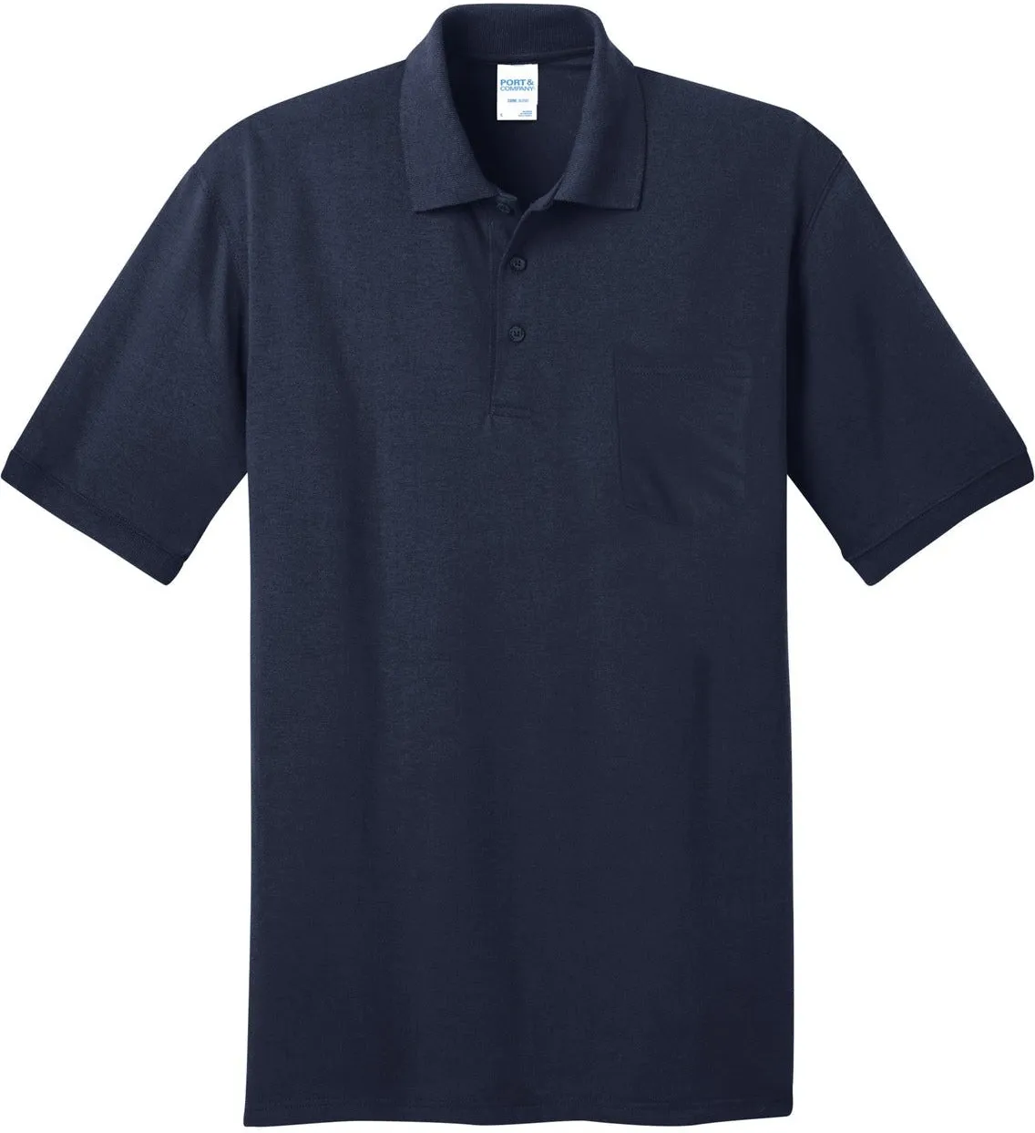 Port & CompanyCore Blend Jersey Knit Pocket Polo