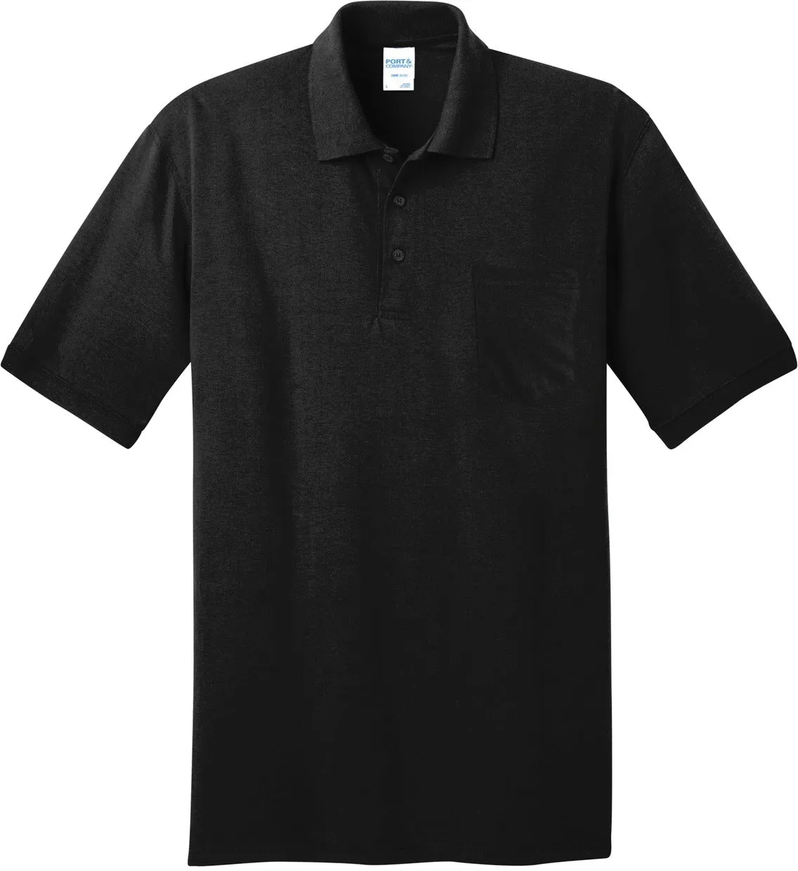 Port & CompanyCore Blend Jersey Knit Pocket Polo