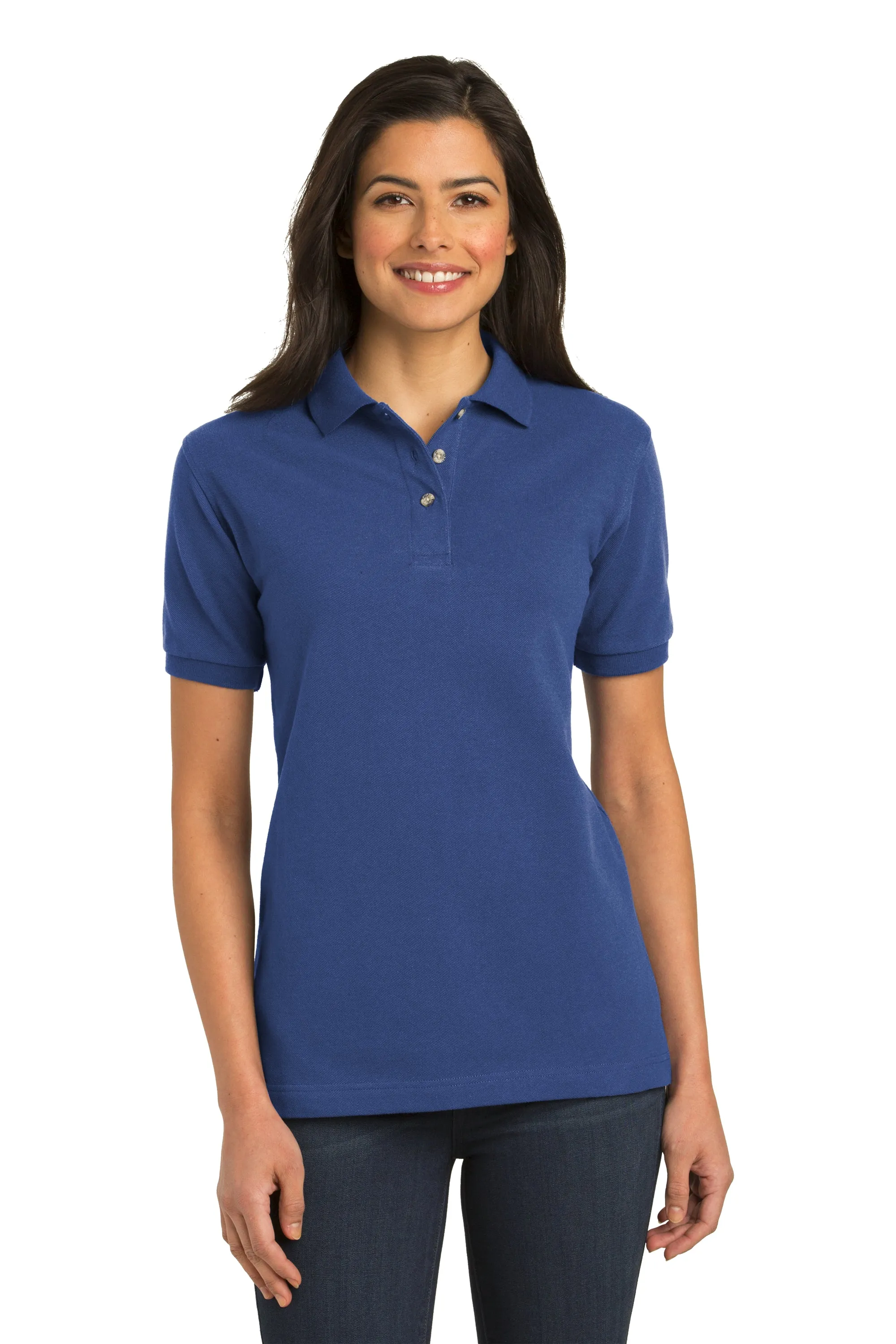 Port Authority Ladies Pique Knit Polo