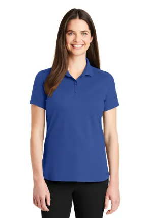 Port Authority Ladies SuperPro Knit Polo LK164 True Blue