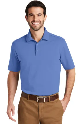 Port Authority SuperPro Knit Polo K164 Ultramarine Blue