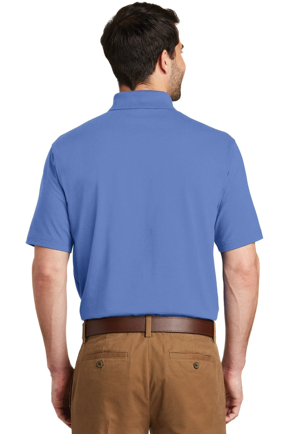 Port Authority SuperPro Knit Polo K164 Ultramarine Blue