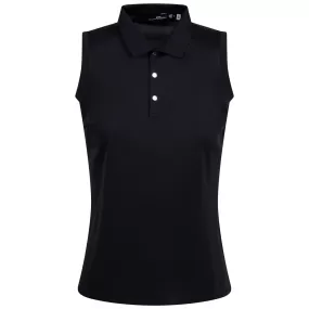 RLX Womens SL Tour Knit Polo Black - SS23