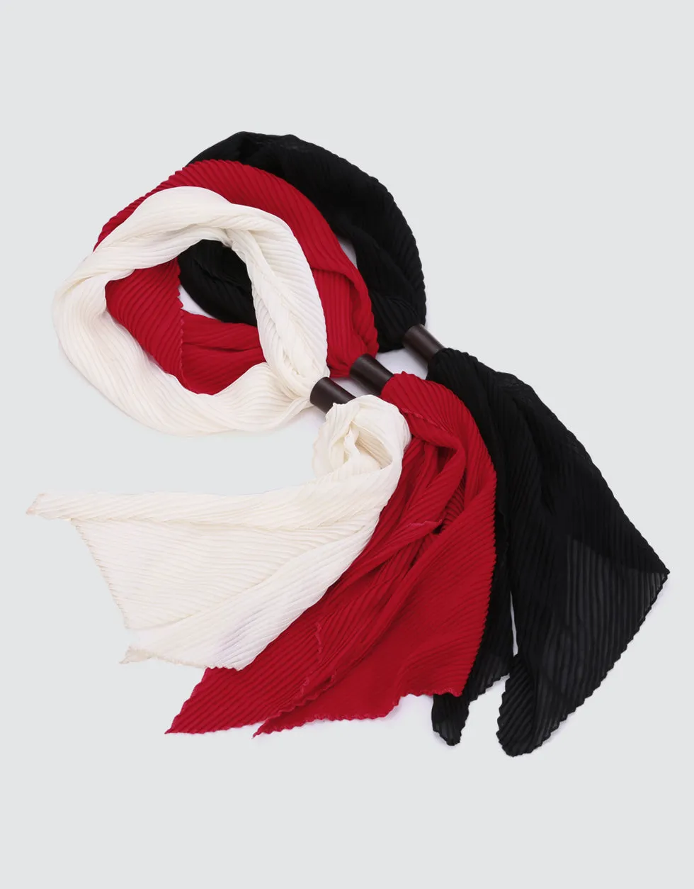 Russet Wave Fashion Scarf Set of 3