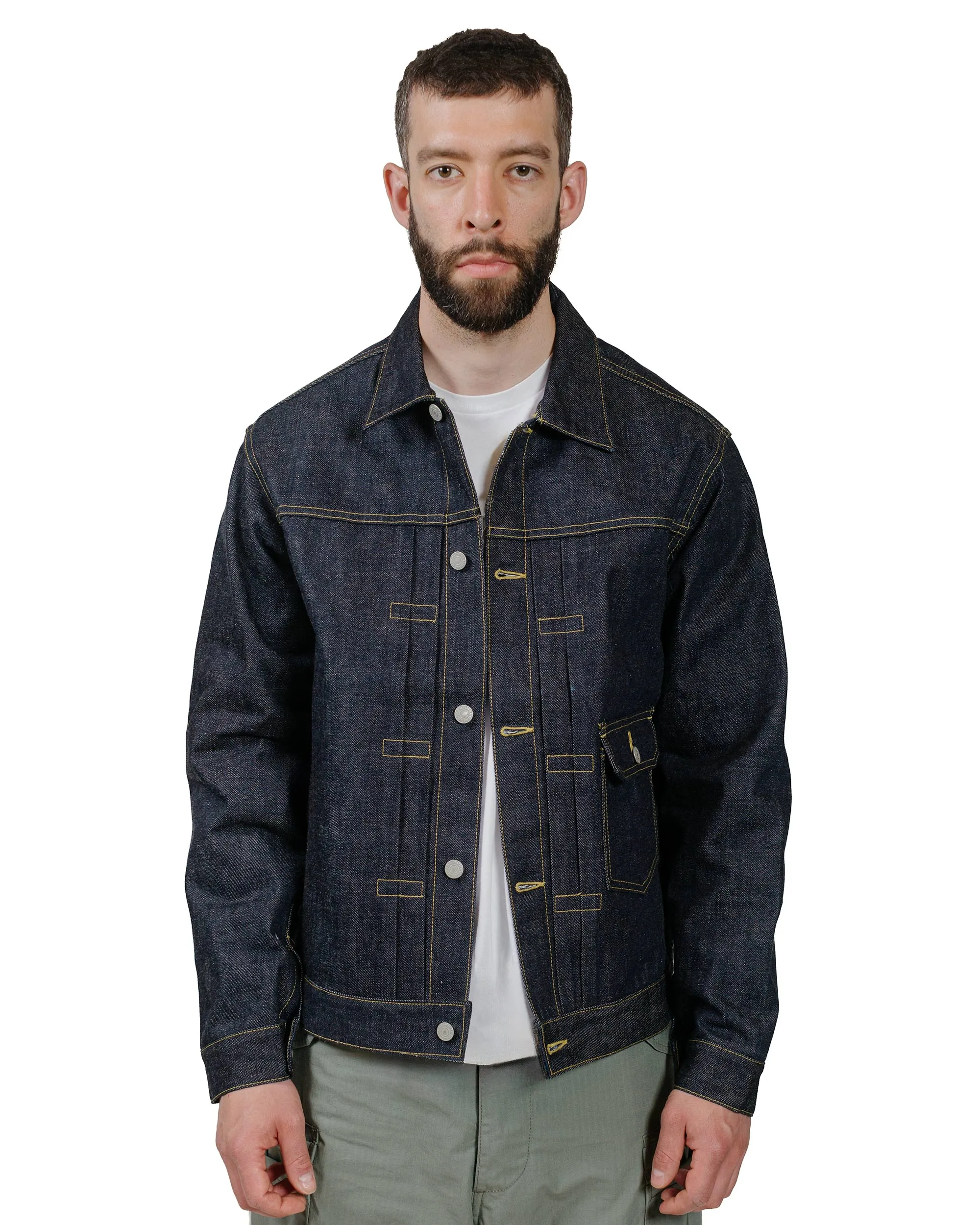 Sassafras Gardener Jacket 14oz Denim Indigo