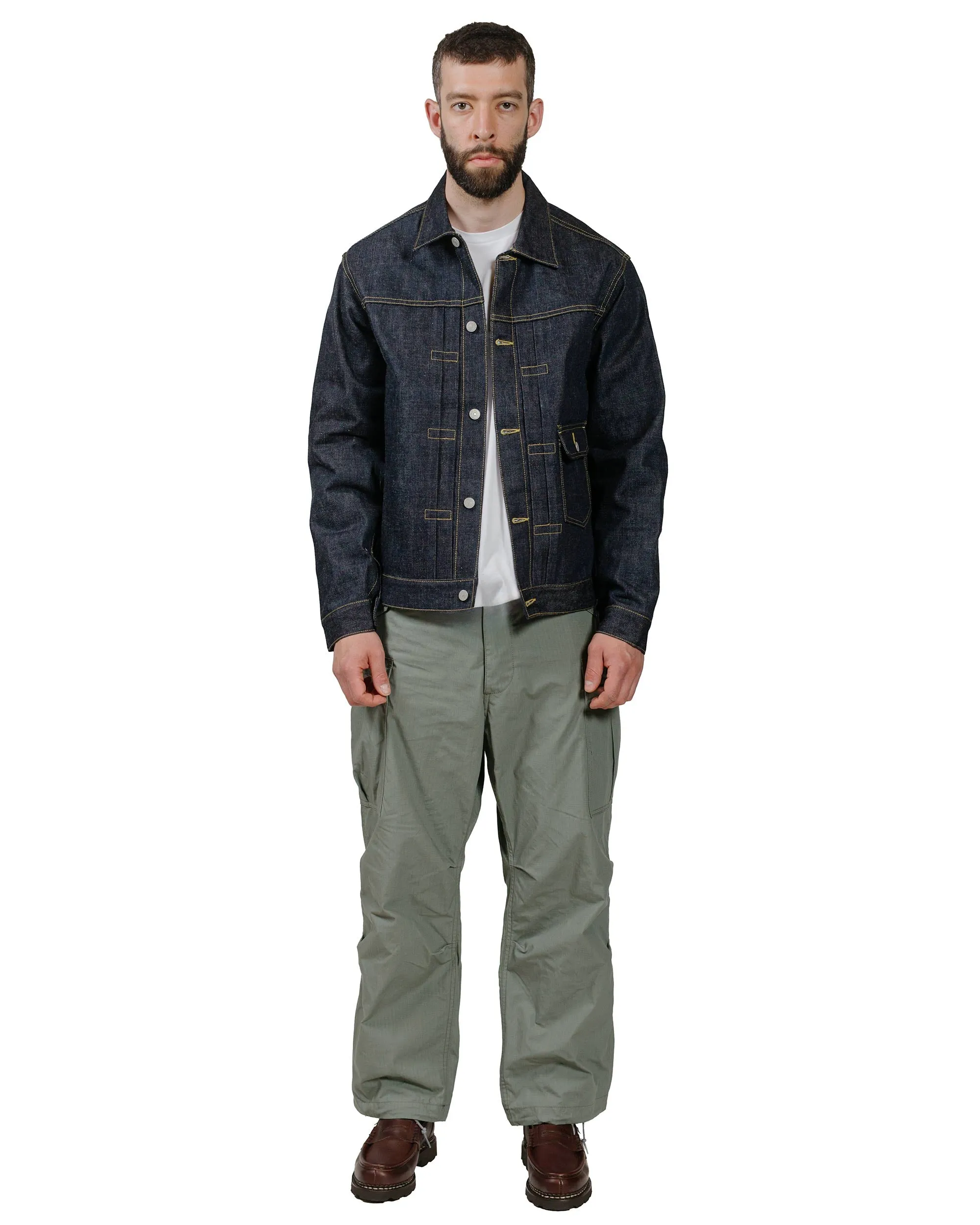 Sassafras Gardener Jacket 14oz Denim Indigo