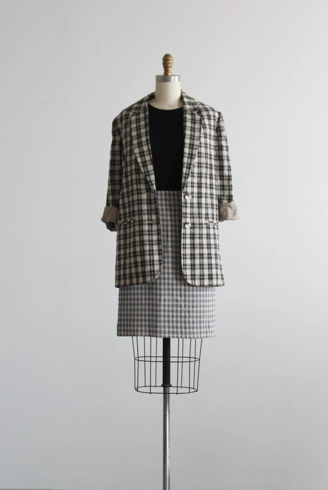 scholastic plaid blazer