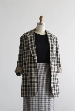 scholastic plaid blazer