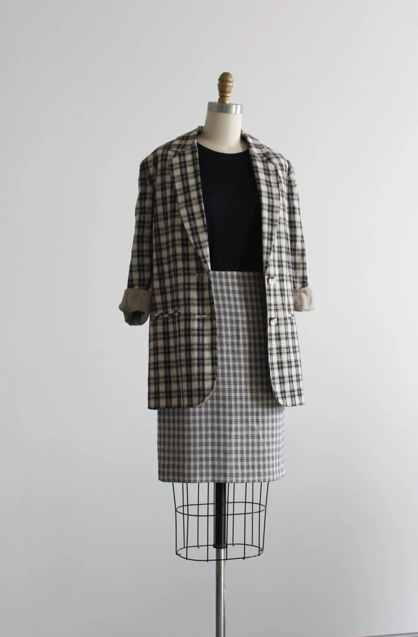 scholastic plaid blazer