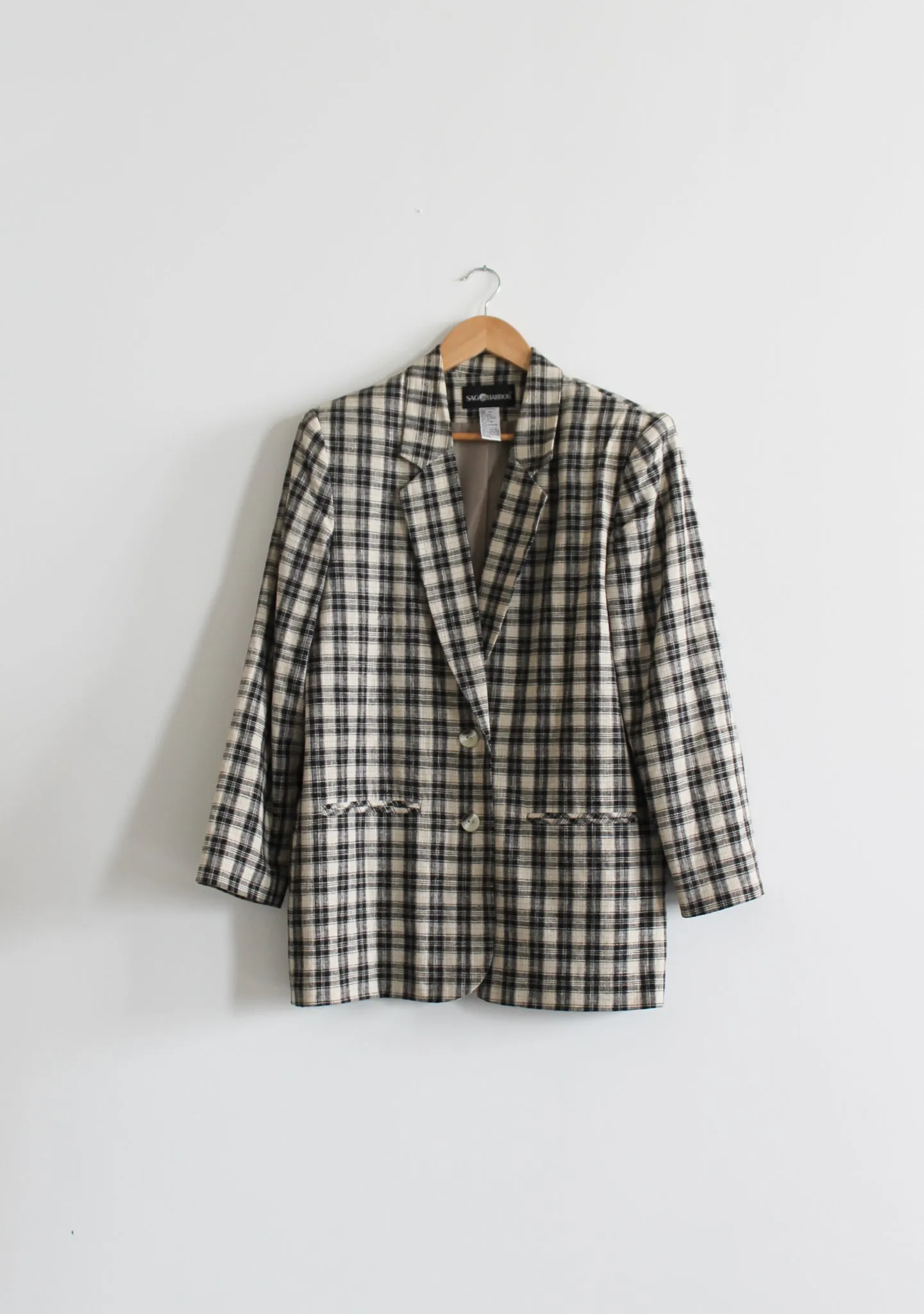 scholastic plaid blazer