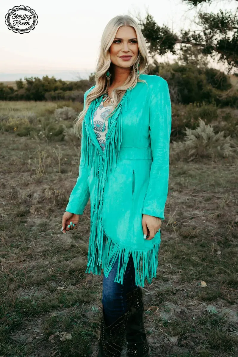 Scottsdale Suede Turquoise Jacket