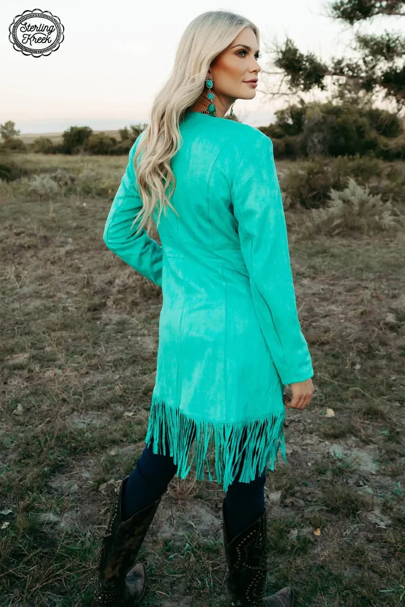 Scottsdale Suede Turquoise Jacket