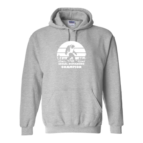 Social Distancing Champion: Female Swimmer  Hoody