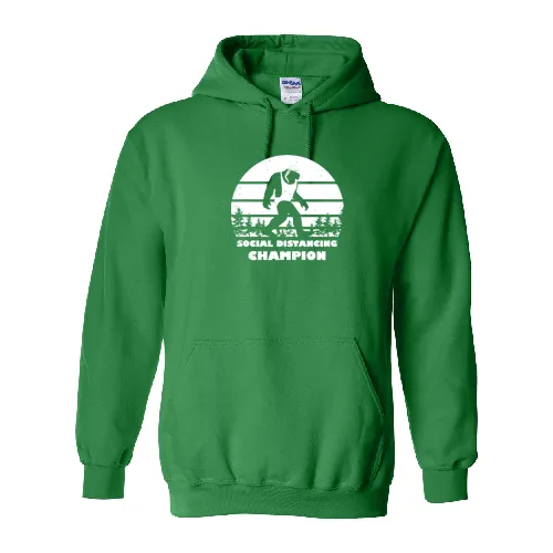 Social Distancing Champion: Female Swimmer  Hoody