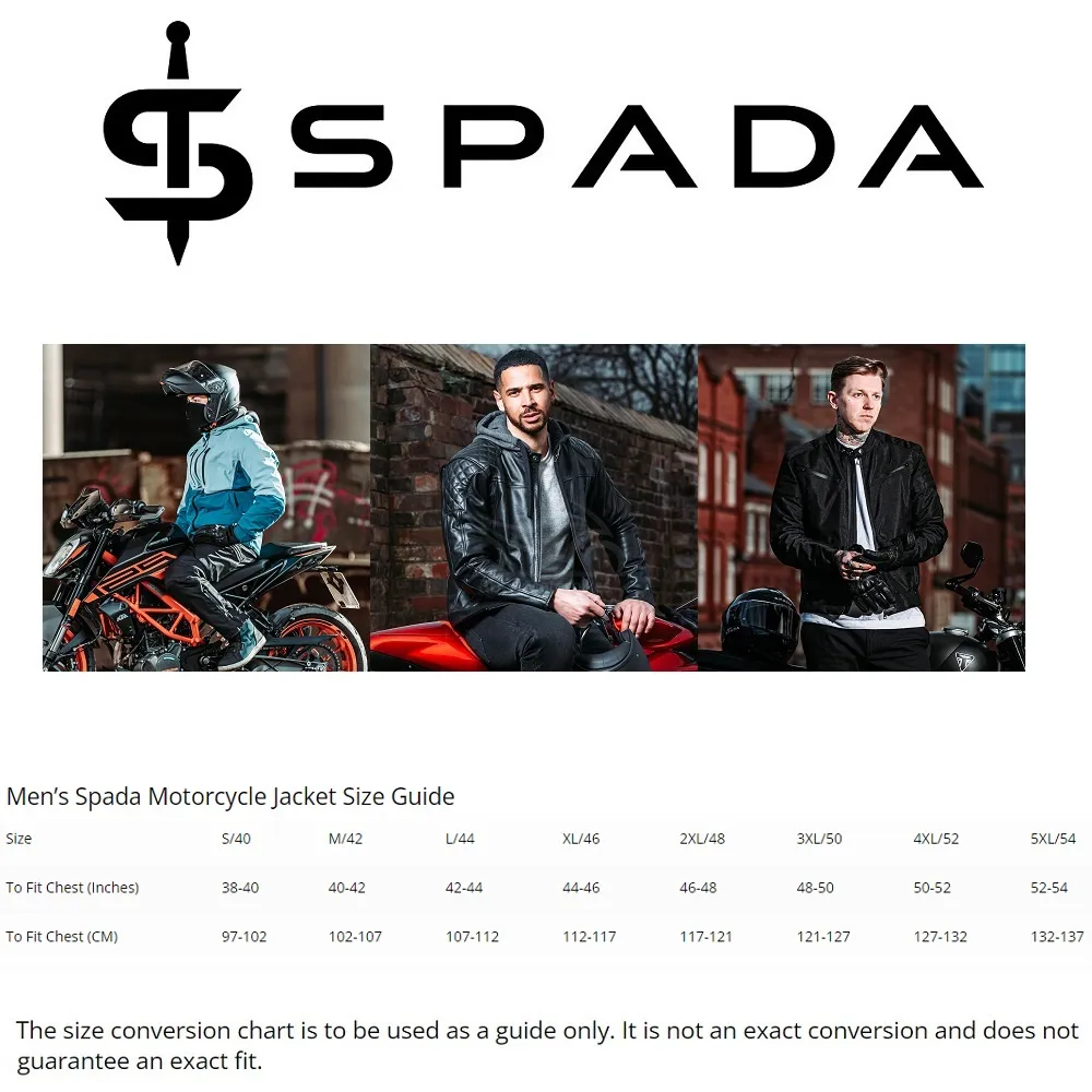 Spada Hanzo Leather Jacket - Black/Ivory