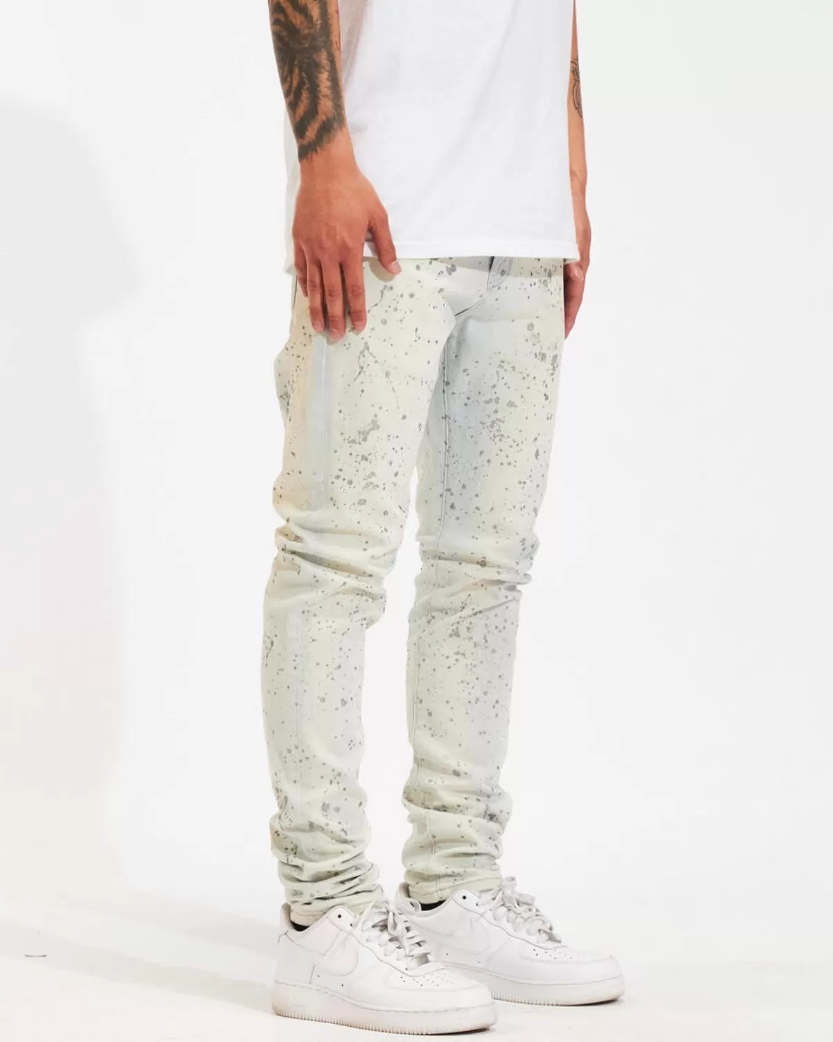 Splattered Denim