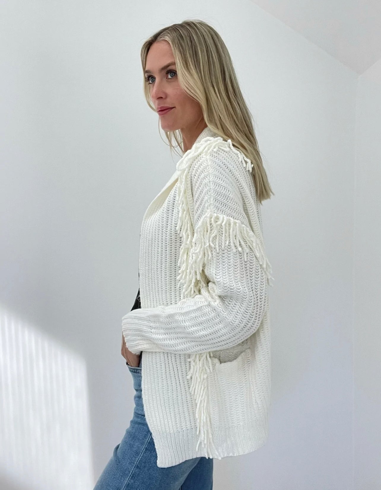 Stevie Fringe Cardigan