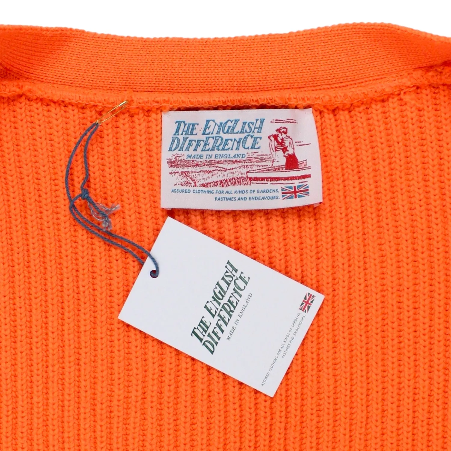 The English Difference Orange/Green Neo Beacon Cardigan