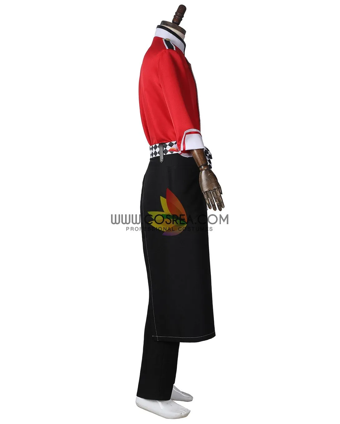 Twisted Wonderland NRC Master Chef Red Uniform Cosplay Costume