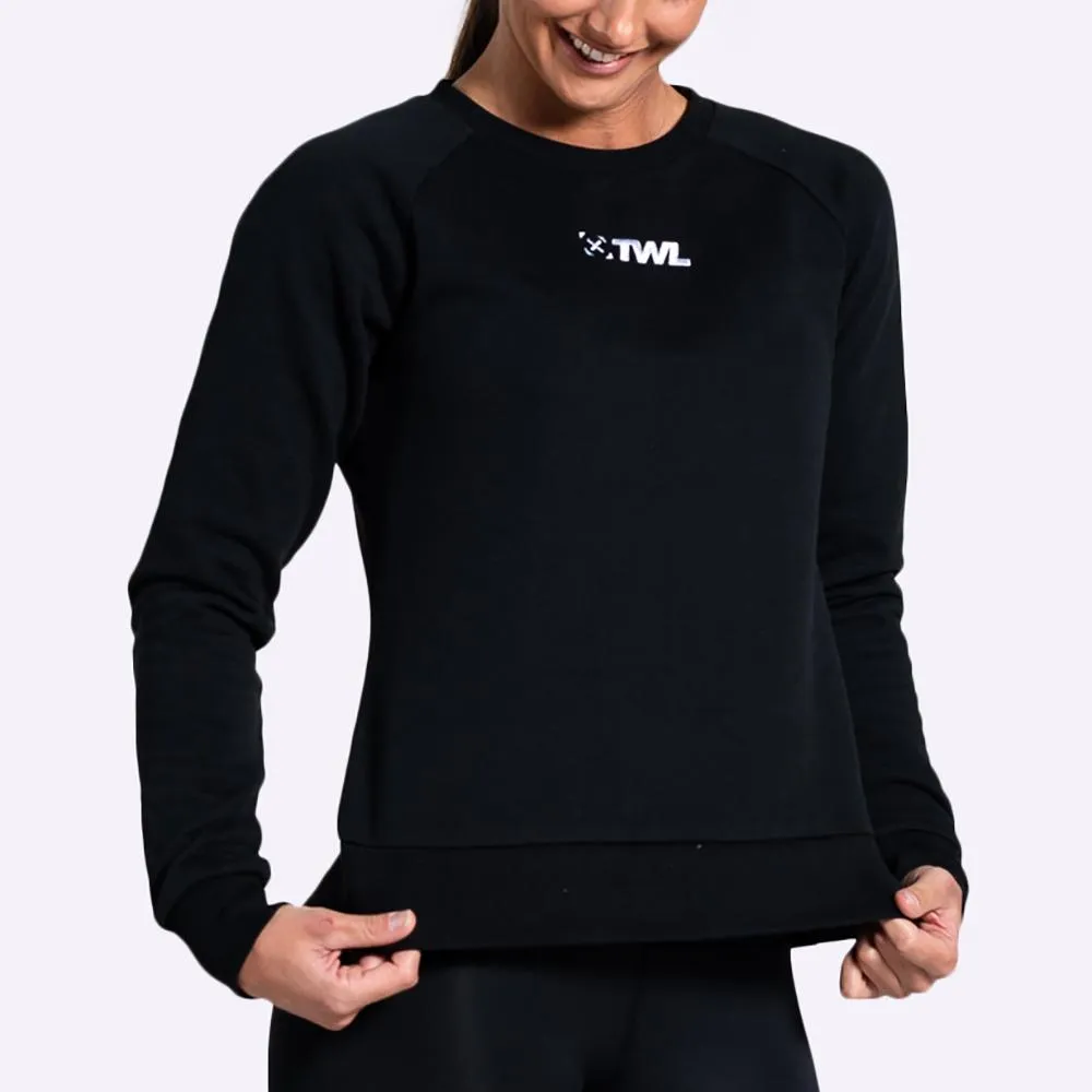 TWL - Women's Apache 2.0 Sweatshirt and Jogging Pants Bundle - Black