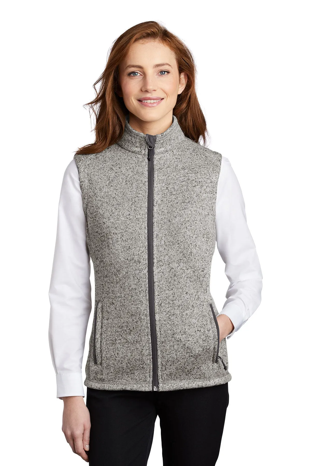 VA L236 Port Authority  Ladies Sweater Fleece Vest