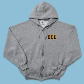 Vintage Russell Athletic UCD Zip Hoody XLarge