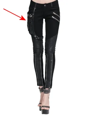 women's pants DEVIL FASHION - DAMAGED - MY653  -  Metal-shop