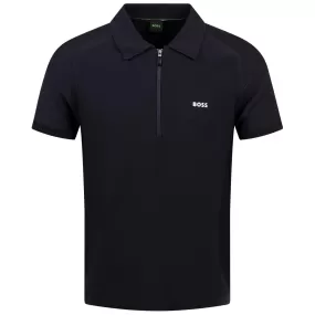 Zayno Regular Fit Knit Polo Dark Blue - SU24